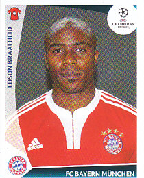 Edson Braafheid Bayern Munchen samolepka UEFA Champions League 2009/10 #10